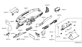 Diagram for Nissan Altima Air Bag Control Module - 98515-6CA8A