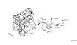 Diagram for Nissan Altima Oil Cooler - 21305-6CA0A