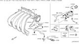 Diagram for 2018 Nissan Altima Fuel Line Clamps - 16439-ZN50A