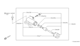 Diagram for Nissan Hardbody Pickup (D21U) Clutch Slave Repair Kit - 30621-2T027