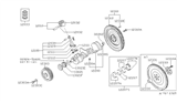 Diagram for Nissan Maxima Flywheel - 12310-97E02