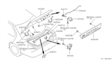 Diagram for 1991 Nissan Maxima Door Hinge - 84400-85E01