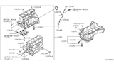 Diagram for 2014 Nissan Frontier Oil Pan - 11110-9BF0A