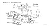 Diagram for 2010 Nissan Frontier Seat Cushion - 88300-9BA2A