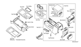 Diagram for 2007 Nissan Frontier Cup Holder - 96931-EA000