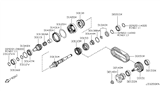 Diagram for 2015 Nissan Titan Output Shaft Bearing - 32203-EA30A
