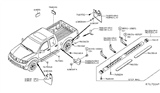 Diagram for 2011 Nissan Frontier Mud Flaps - 78810-EA800