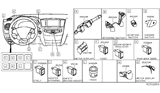 Diagram for Nissan Rogue Cruise Control Switch - 25550-7FH1A