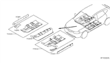 Diagram for 2019 Nissan Rogue Floor Pan - 74310-6FL1A