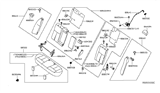 Diagram for 2014 Nissan Altima Armrest - 88700-3TE0A