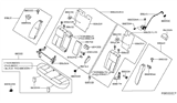 Diagram for 2009 Nissan Altima Cup Holder - 88741-ZX00C
