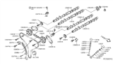 Diagram for Nissan Pathfinder Timing Chain Guide - 13091-3TA0A