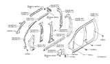 Diagram for 2011 Nissan Xterra Body Mount Hole Plug - 74811-EA40A