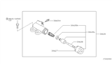 Diagram for Nissan Altima Clutch Slave Cylinder - 30620-56E23