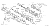 Diagram for Nissan Altima Synchronizer Ring - 32604-6M000