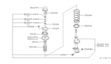 Diagram for Nissan Stanza Coil Spring Insulator - 55036-2B500