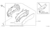 Diagram for Nissan Armada Tachometer - 24810-7S00E