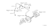 Diagram for 1981 Nissan Datsun 810 Brake Booster Vacuum Hose - 47474-W2500