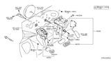 Diagram for 2009 Nissan Versa Brake Pedal - 46501-EM32B