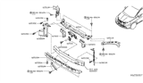 Diagram for 2010 Nissan Versa Radiator Support - 62511-EL030