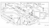 Diagram for 1981 Nissan Datsun 810 Rack and Pinion Boot - 48204-W1000
