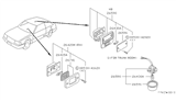 Diagram for Nissan Stanza Interior Light Bulb - 26590-H8700