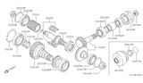 Diagram for Nissan Rogue Differential Bearing - 38440-D2100