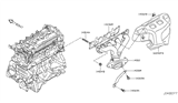 Diagram for 2009 Nissan Cube Exhaust Manifold - 14002-ED80A