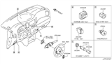 Diagram for 2013 Nissan Cube Wiper Switch - 25560-1AA0E