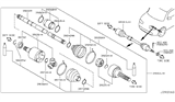 Diagram for 2014 Nissan Cube Axle Shaft - 39101-ED805