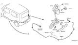 Diagram for Nissan Cube Trunk Latch - 90501-1FC0B