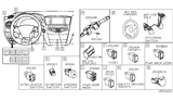 Diagram for 2016 Nissan Rogue Dimmer Switch - 25560-4CB5C