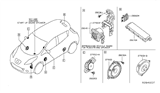 Diagram for 2014 Nissan Leaf Engine Mount - 28169-3NF0A