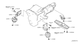 Diagram for Nissan 370Z Engine Mount - 11233-1PM0A