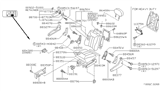 Diagram for Nissan Stanza Cup Holder - 68430-1E410