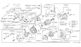 Diagram for Nissan 300ZX Starter Drive Gear - 23361-25V10