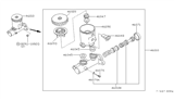 Diagram for Nissan 300ZX Brake Master Cylinder Reservoir - 46010-45P00