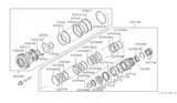 Diagram for 1996 Nissan 300ZX Transfer Case Output Shaft Snap Ring - 31506-51X07