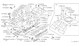 Diagram for Nissan 720 Pickup Body Mount Hole Plug - 01658-00041