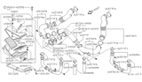Diagram for Nissan 300ZX Air Intake Coupling - 16585-44P10
