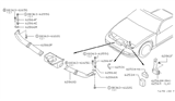Diagram for 1996 Nissan 300ZX Air Duct - 62860-54P10