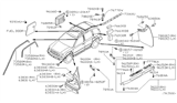 Diagram for Nissan 200SX Body Mount Hole Plug - 01658-00531