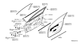 Diagram for 2013 Nissan Sentra Door Seal - 80831-3SG0A