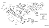Diagram for Nissan Sentra Cup Holder - 96913-4FU0A