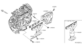 Diagram for 2018 Nissan Sentra Catalytic Converter - 140E2-4AF0A
