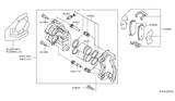 Diagram for 2014 Nissan Pathfinder Wheel Cylinder Repair Kit - D1120-3JA0A