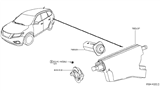 Diagram for 2016 Nissan Pathfinder Door Lock Actuator - 78850-1LA0A