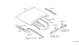 Diagram for 2002 Nissan Maxima Hood Hinge - 73231-2Y000