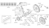 Diagram for Nissan Maxima Crankshaft - 12200-4W003