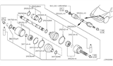 Diagram for Nissan Maxima Axle Shaft - 39101-2Y915